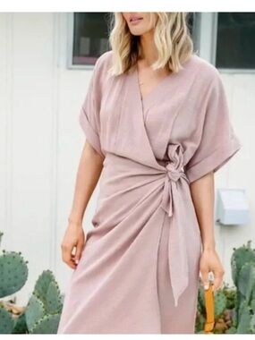Able Cady Wrap Dress